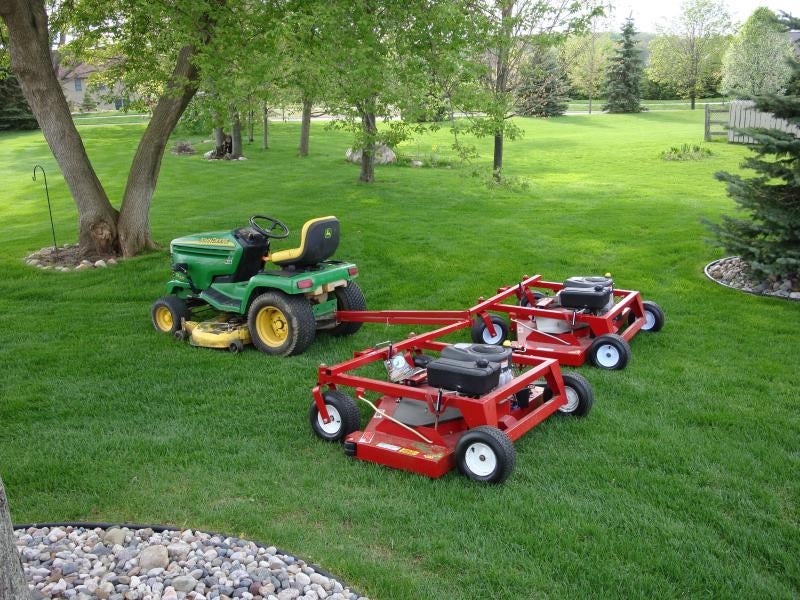 My homemade Wide Area Mower Lawn Care Forum photo