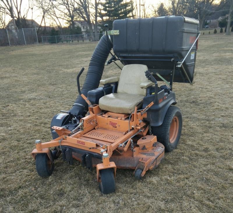  Scag  Tiger  Cub  48 w Bagger and Mulch Kit LawnSite com 