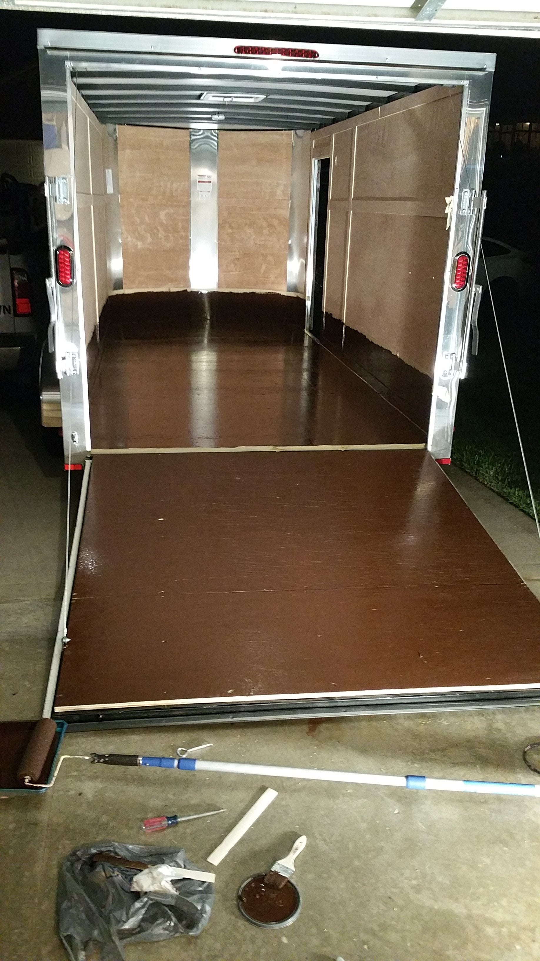 Enclosed Trailer Floor Coating Lawnsite